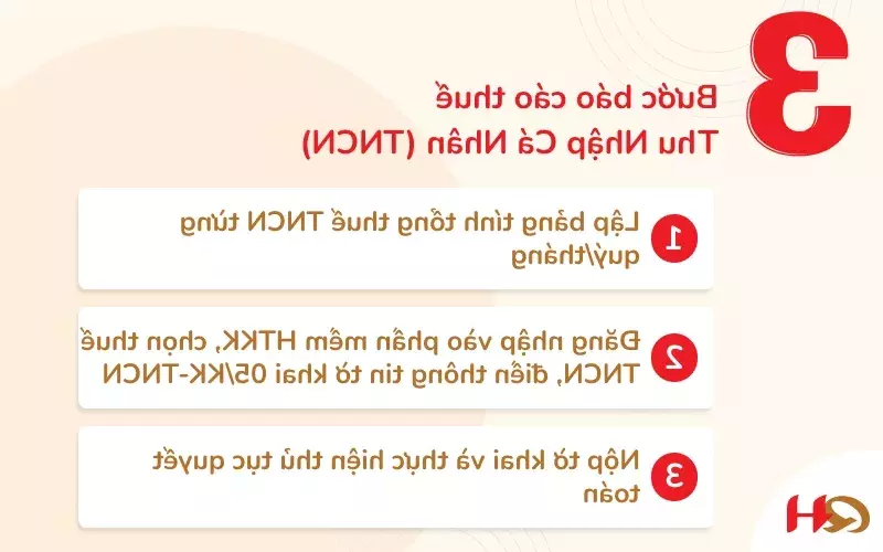 Các bước lập tờ khai thuế thu nhập cá nhân TNCN trên HTKK