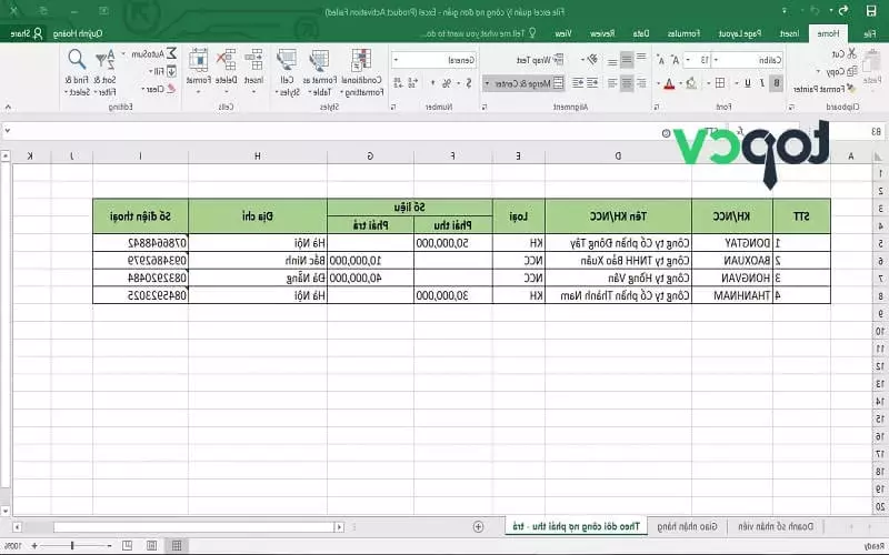 Theo dõi công nợ, đối chiếu nhà cung cấp và khách hàng là nhiệm vụ thường ngày của kế toán dịch vụ tại Đồng Nai