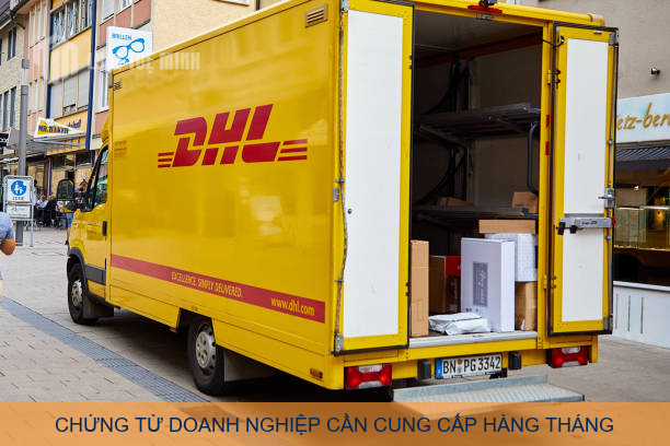 Chứng từ doanh nghiệp cần cung cấp hàng tháng