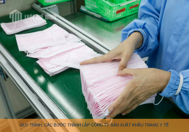 Quy trình, các bước thành lập công ty sản xuất khẩu trang y tế