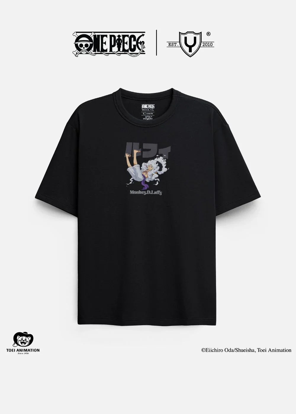 Áo Thun One Piece Gear 5 006 Đen