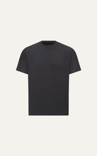 AG09 PREMIUM LOOSE FIT HANDWRITTEN LOGO T-SHIRT - GREY