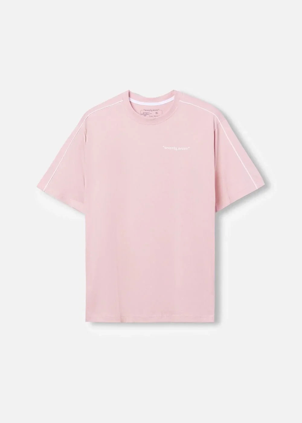 Áo Thun Cotton Line Art Co Giãn Seventy Seven 004 Hồng