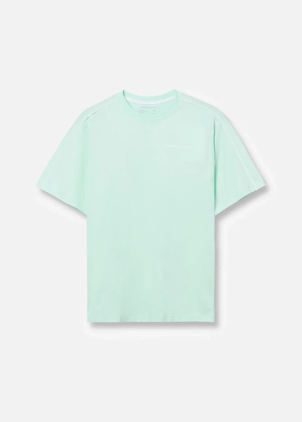 Áo Thun Cotton Line Art Co Giãn Seventy Seven 004 Xanh Ngọc Pastel