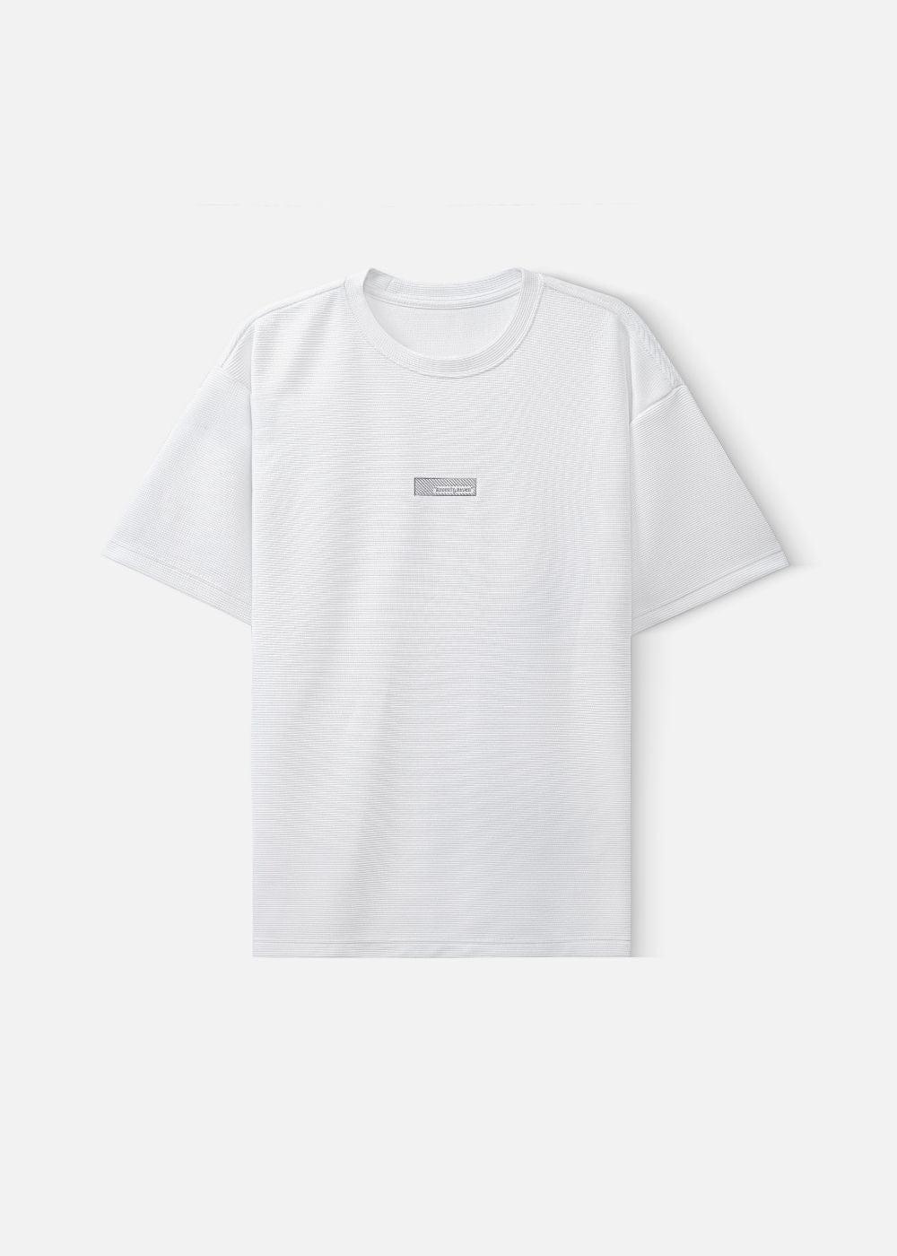 Áo Thun Tay Ngắn Waffle Thoáng Khí Seventy Seven 010 Trắng