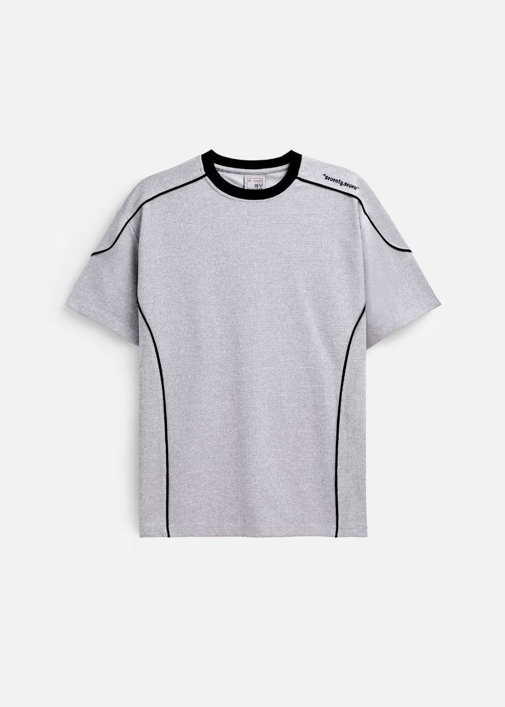 Áo Thun Waffle Co Giãn Seventy Seven 041 Xám