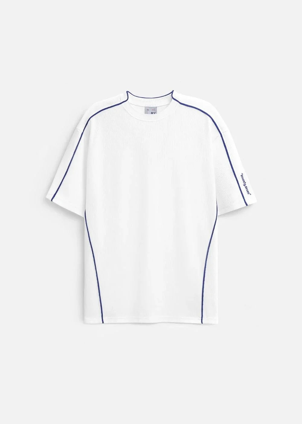 Áo Thun Tay Ngắn Waffle Co Giãn Seventy Seven 044 Trắng