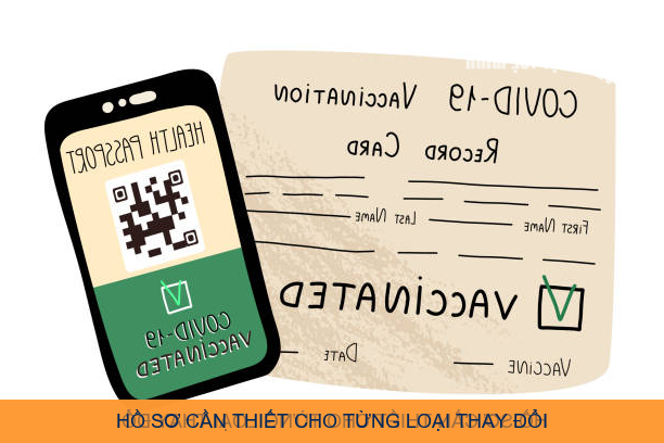 Hồ sơ cần thiết cho từng loại thay đổi