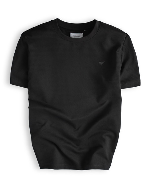 Áo T shirt trơn in logo ngực GSTS006